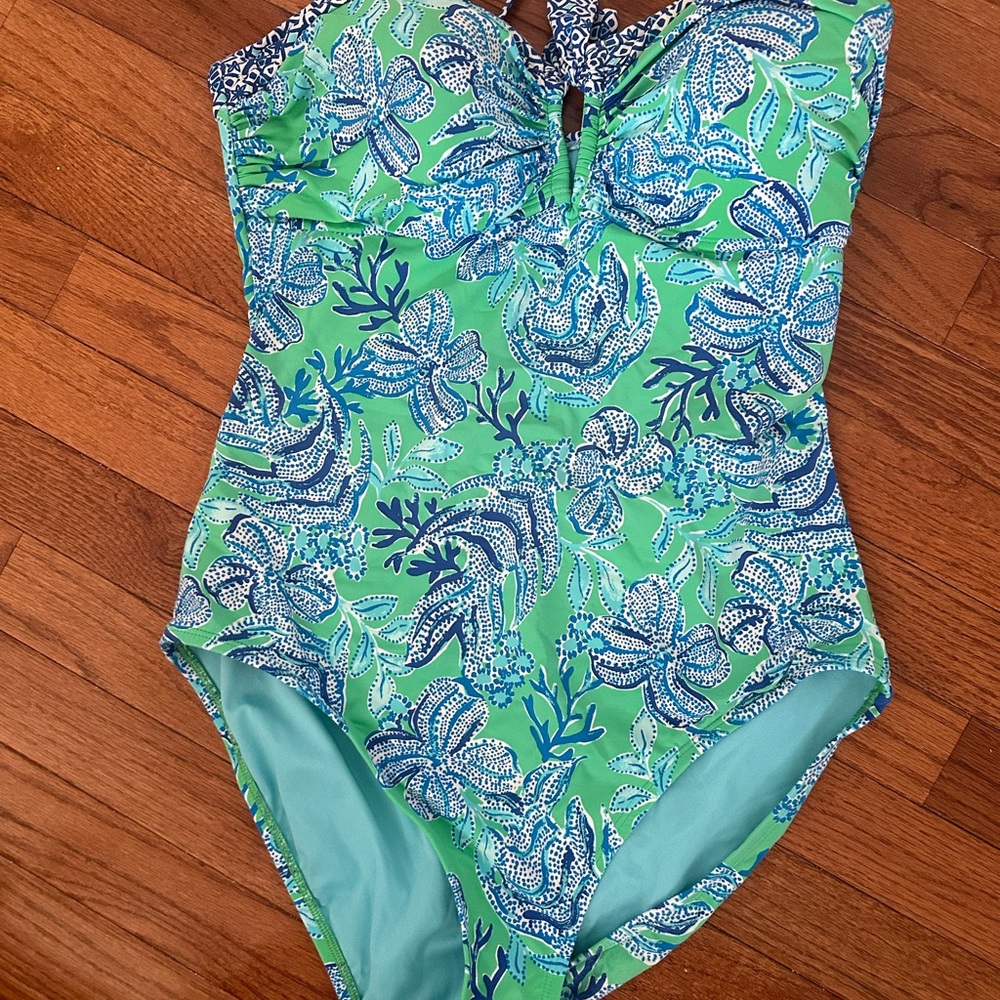 Lilly Pulitzer Maribeth Coverup and Jagger Swimsuit